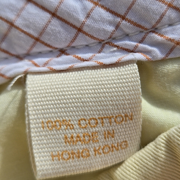 J. Crew Classic Twill Chino Shorts, Size 4 Light Yellow, Pockets - Picture 7 of 8